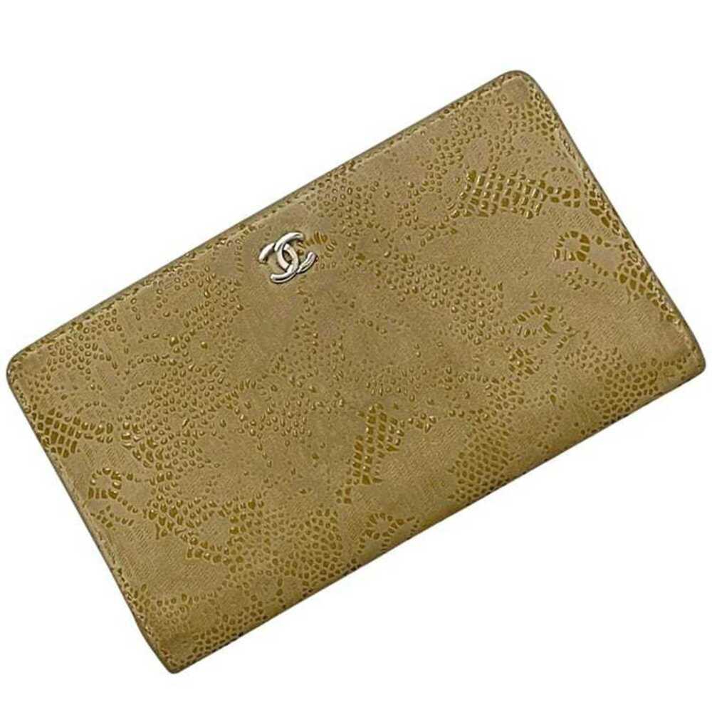 Chanel Bi-fold Long Wallet, Beige, Lace Is More, A33911, Serial Number 18-ser...
